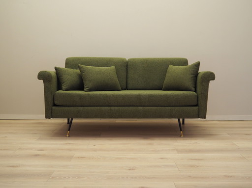 Green sofa, Italian design, 1960s, production: Italy