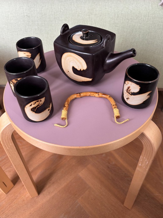Tea set by Japanese label Kirin Gumi Fine Collection, Crockery, Ceramic, Black (photo 2 of 9)