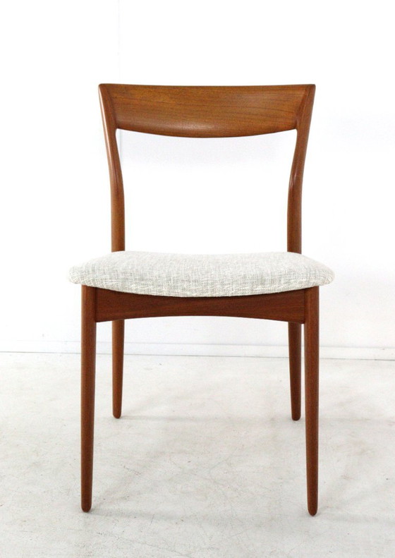 Set 6 Sedie da pranzo R. Borregaard per Viborg vintage imbottite restaurate – Wood (photo 4 of 16)