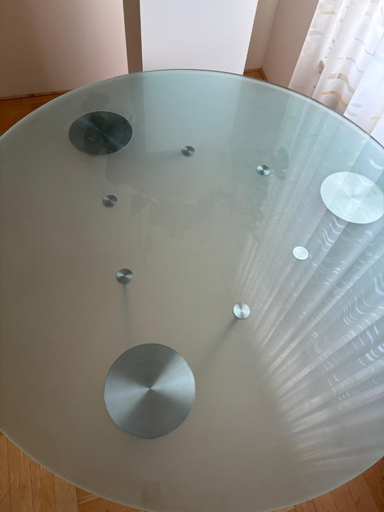 Image 1 of Beautiful glass designer dining table