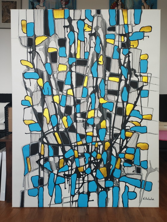 Image 1 of Natia Antadze Abstract Composition XXL