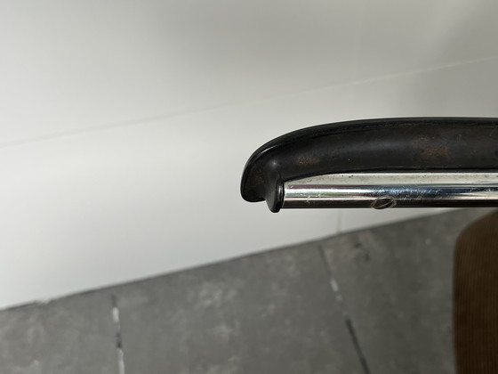 Image 1 of 2 X De Wit Sillas , Sillones , Tejido acanalado Marrón Original