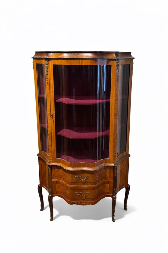 Vitrina antigua estilo Luis XV – Madera (photo 2 of 5)