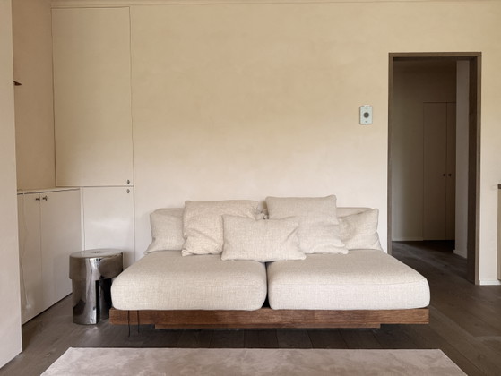 Serax Rudolph Divano, Vincent Van Duysen - cuscini inclusi, Divani 2 posti, Tessile, Legno, Beige (foto 3 di 13)