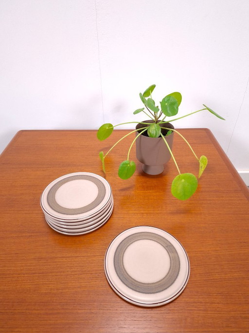 Juego de platos de porcelana danesa para pasteles Copenhagen Porcelain B&G Stoneware 950