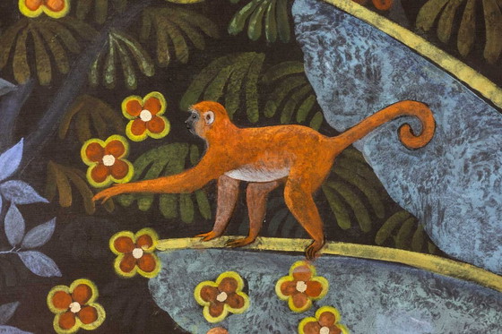 Image 1 of Groot acrylschilderij op linnen canvas. Hedendaags werk.