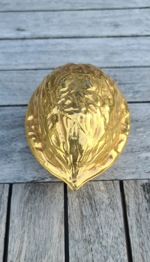 Nussknacker aus goldenem Nussbaumholz '70 Mid Century