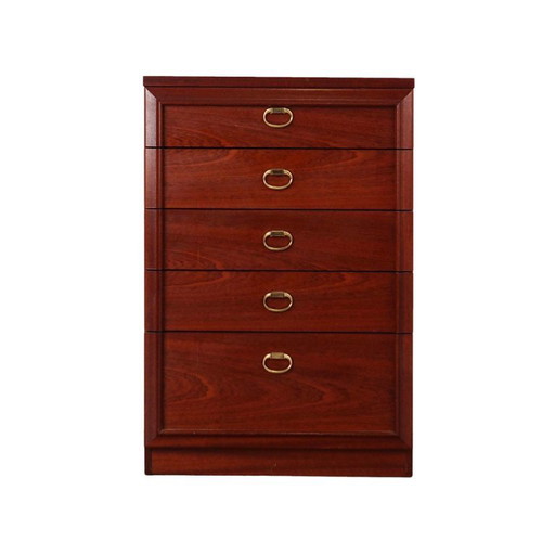 Mahogany chest of drawers, Danish design, 1980s, production: Denmark