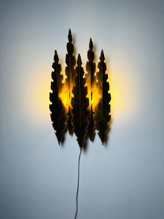 Image 1 of BRUTALIST WALL LIGHT BY SVEND AAGE HOLM-SØRENSEN FOR HOLM-SØRENSEN & CO, DENMARK, 1960s