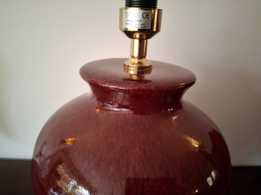 Lampada da tavolo in ceramica in stile barattolo di zenzero asiatico