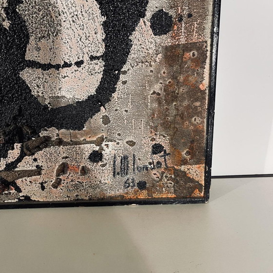 Louis-Marie Londot, Huile et Concrétions sur Panneau N° 16, 1963, Technique Mixte – Peintures et dessins (photo 9 of 11)