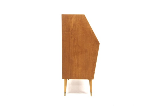 Scandinavisch Teakhouten Secretaire Bureau, Zweden, 1950, Scandinavian (foto 2 van 6)