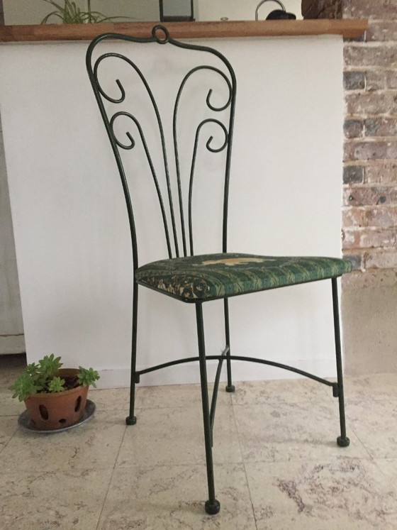 Image 1 of Vintage Wrought Iron Garden Chair
