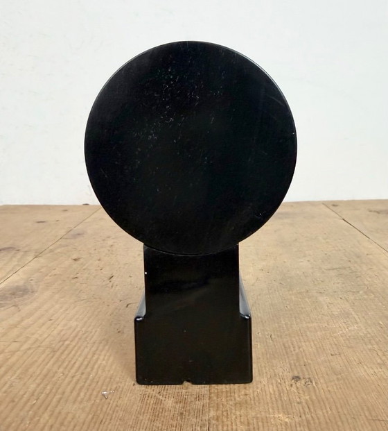 Image 1 of Industrial Brown Bakelite Wall Light with Milk Glass, 1960s