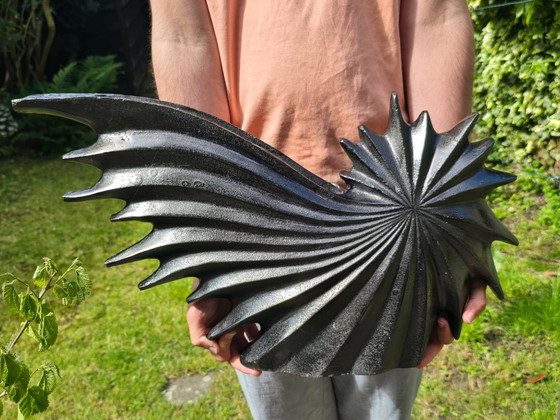 Image 1 of Set Of 2 Large Aluminum Vases, Falling Star