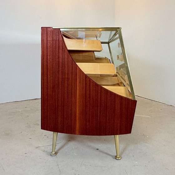 Image 1 of Bancone vintage in teak con 9 cassetti, A. Ahlström