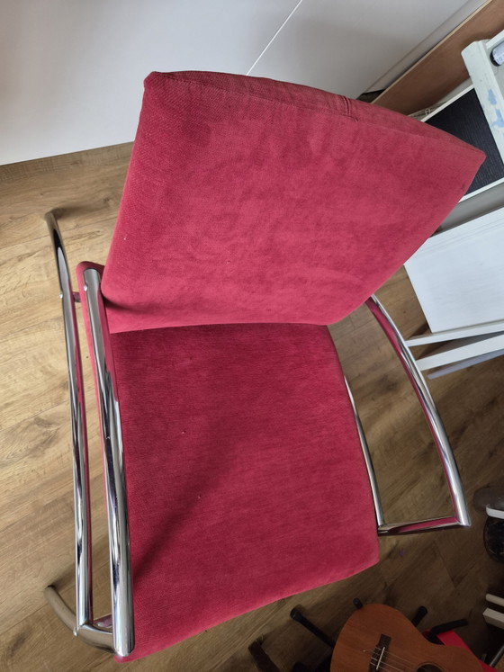 Image 1 of Kebe Danish Design „The Sit Chair“ in wunderschönem Weinrot