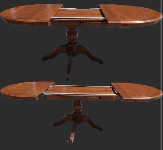 Bannink Art Nouveau extendable dining table cherry wood (photo 5 of 6)