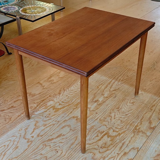 Tavolo da pranzo allungabile in teak vintage