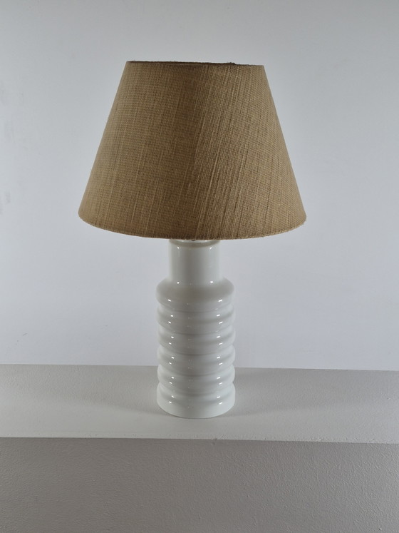 Lampada vintage in porcellana di metà secolo VEB GDR – Lampade da terra, Porcelain, Textile (photo 12 of 15)