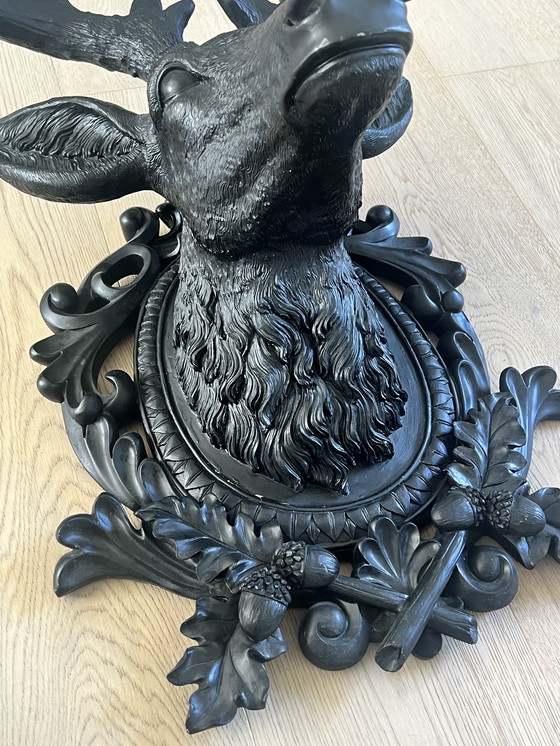 Image 1 of Hirschkopf Wandskulptur