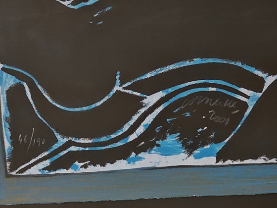 Image 1 of Corneille - Oiseaux en fete II - Venus - Signed - 2001