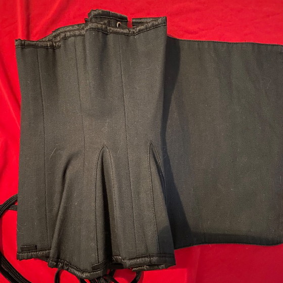 Nuovo senza etichette Sexy What Katie Did Black Morticia Underbust Corset L4086 Waist Trainer Professional (photo 5 of 9)