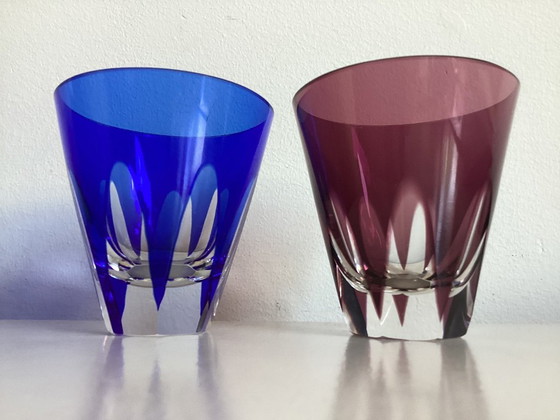 Image 1 of 2 VEB Glaswerke crystal cocktail glasses