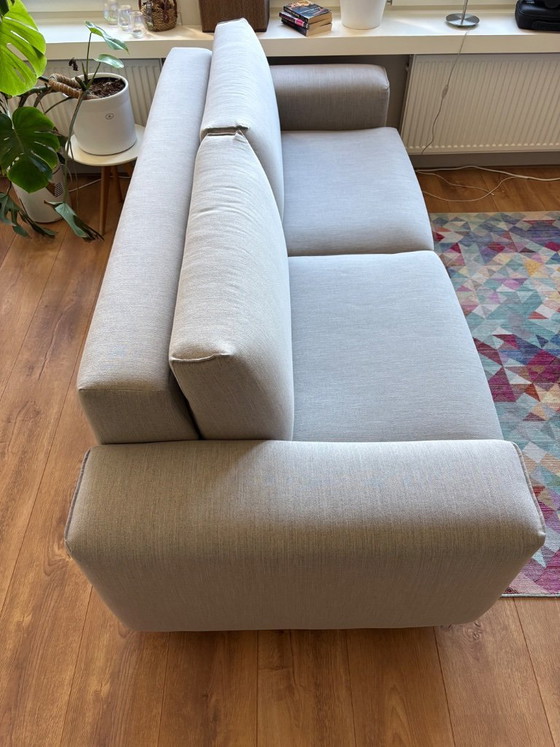 Image 1 of Bolia Gest Schlafsofa 2½ Sitzer – Studio Nooi | Baize Stahlgrau | Geölte Eiche