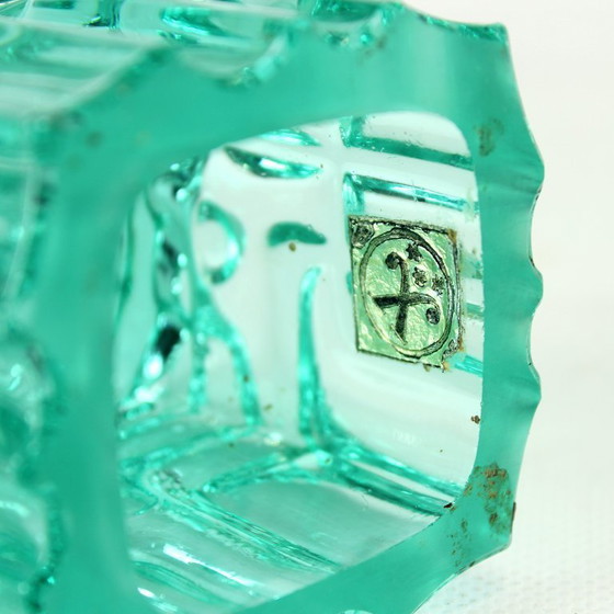 Image 1 of Portacandele in vetro vintage di Vladislav Urban per Rosice, anni '60