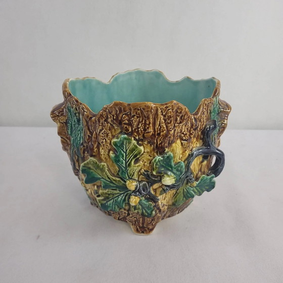 Cache pots barbotine Art Nouveau Wasmuël / Onnaing (photo 10 of 11)