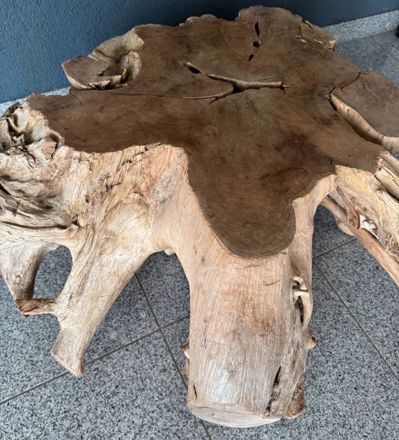 Image 1 of Design teak root unique coffee table