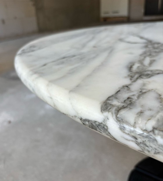 Image 1 of Tavolo da pranzo di Thonet, metallo e marmo, Germania, anni '70