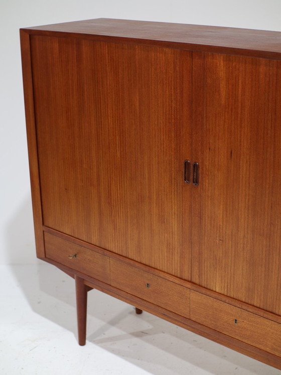 Credenza Arne Vodder 54 Tambour Sibast Teak Danese anni '60 – Credenze alte, Wood, Vintage (photo 4 of 12)