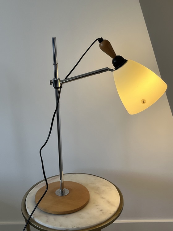 Vintage IKEA Skärholmen Tafellamp | Mid-Century Style – Tafellampen, Chrome, Glass (photo 6 of 8)