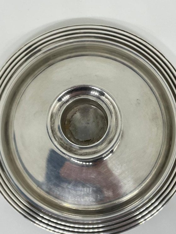 Image 1 of Bougeoir de chambre Christofle en métal argenté