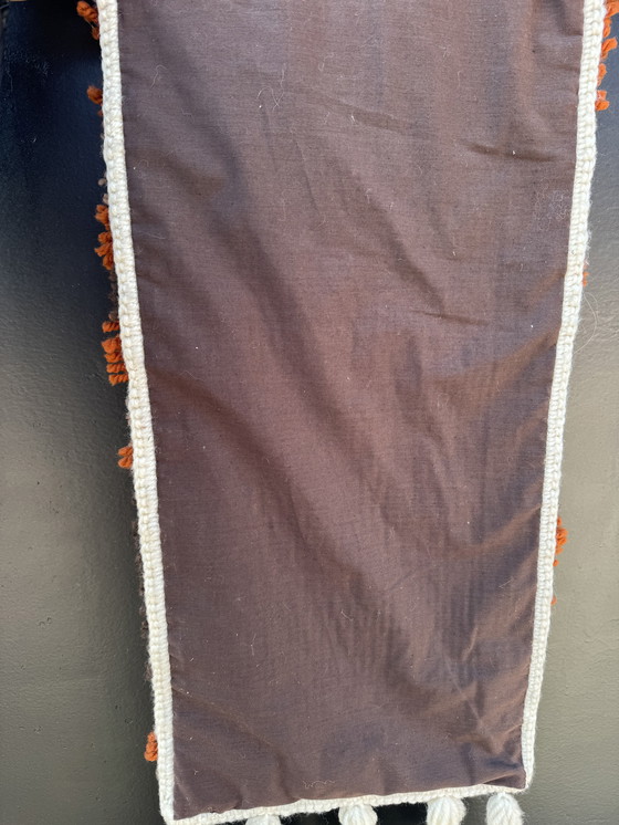 Image 1 of Boho wollen wandtapijt uit de jaren 70