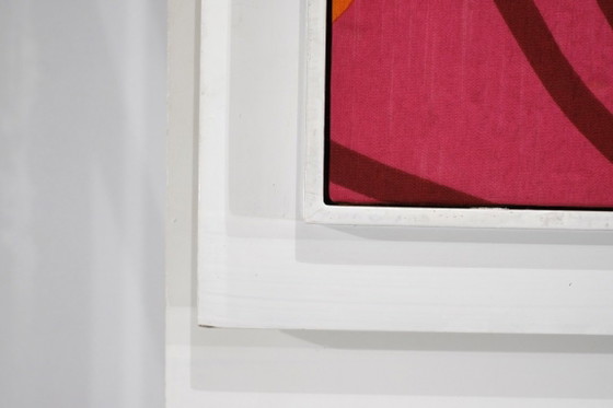 Pair of Pop Art Art Prints, pink and orange, Paper, Wood (photo 10 of 15)