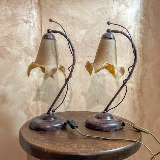 Image 1 of Pair of Vintage Lamps