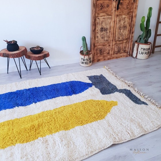 Image 1 of Handmade pure wool rug, traditional craftsmanship, size 150/250 cm