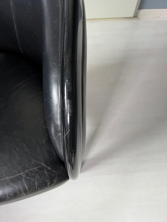 Image 1 of 4x Bennekom Design Leder Esszimmerstühle