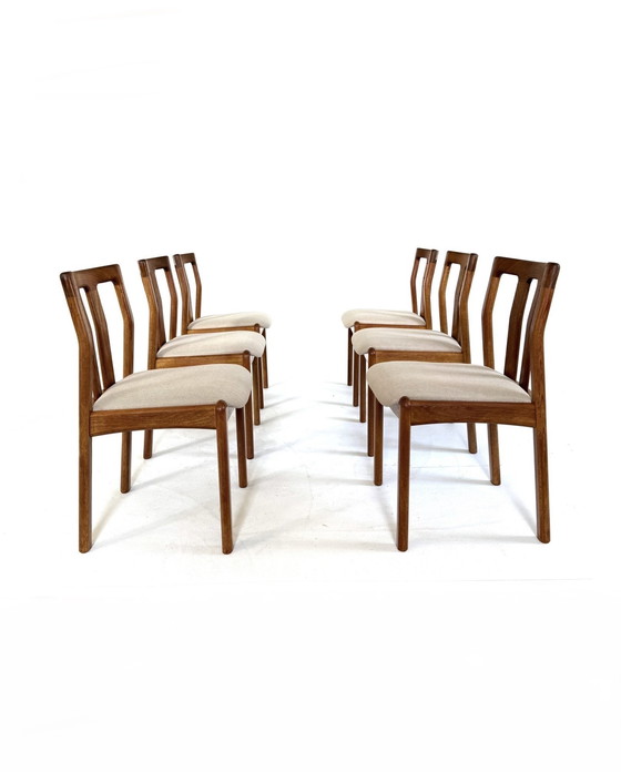 Image 1 of 6x chaise de salle à manger vintage Dyrlund '70s