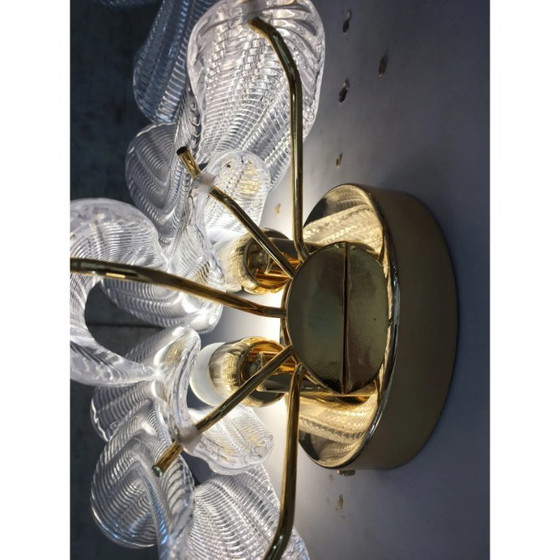 Image 1 of Coppia di applique da parete Sputnik in vetro di Murano Selle, dal design celestiale.