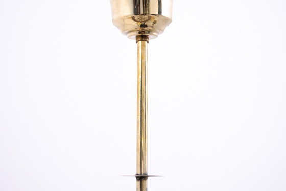 Image 1 of Lustre Art Déco du milieu du 20e siècle, Pologne.