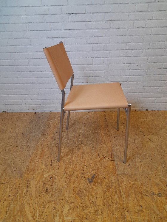 Martin Visser Set Sedie da pranzo SE 06 – Spectrum, Leather, Metal (photo 3 of 11)