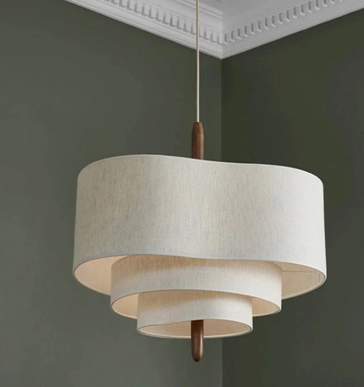 2 lampes de salle à manger neuves de style Japandi