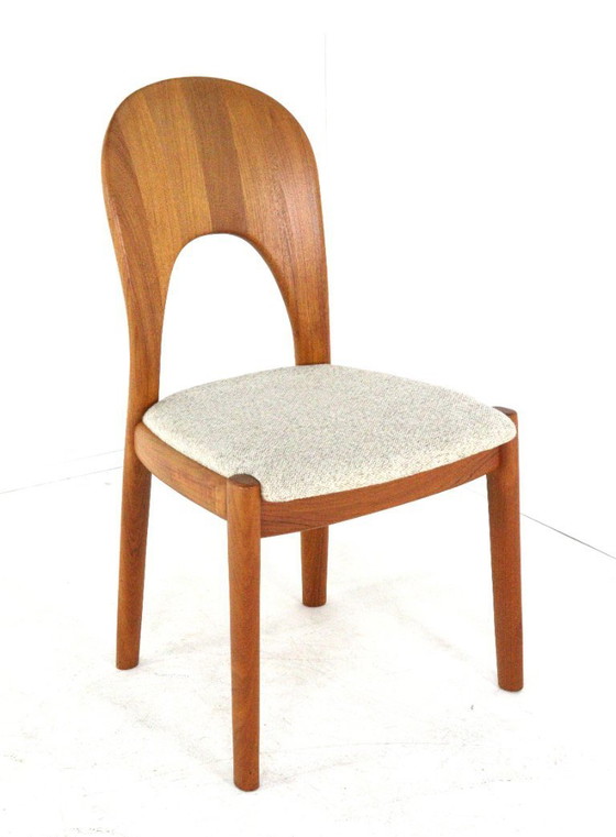 Image 1 of Suite de 4 chaises Koefoed Morten en teck vintage danois