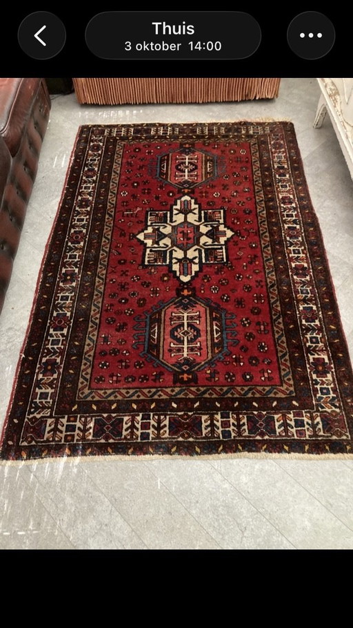 Preciosa alfombra clásica Qaraja Karaja 1.72 x 1.12