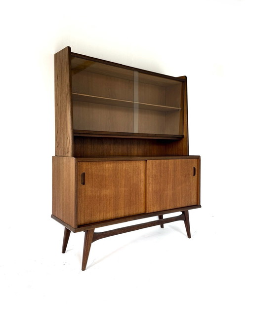Vintage teak display case '60s