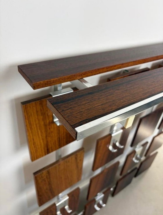 Image 1 of Rosewood veneer coat rack